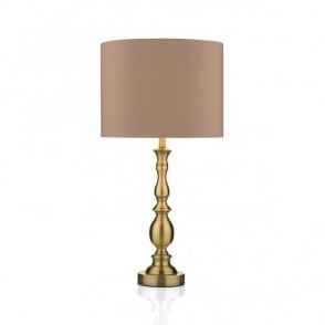 Bramante Brass Floor Lamp - Antique Gold